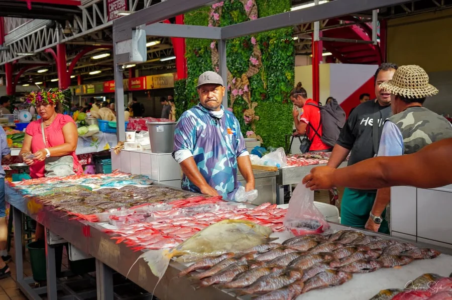 Un dimanche au marché de Papeete avec mon petit av - 13