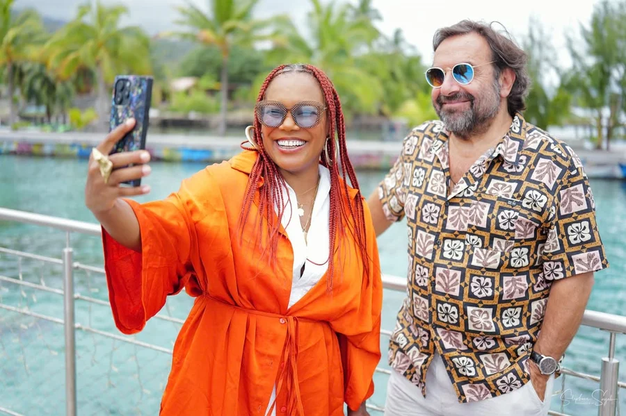 Hier au Te Moana Tahiti Resort, lors du point Pres - 5