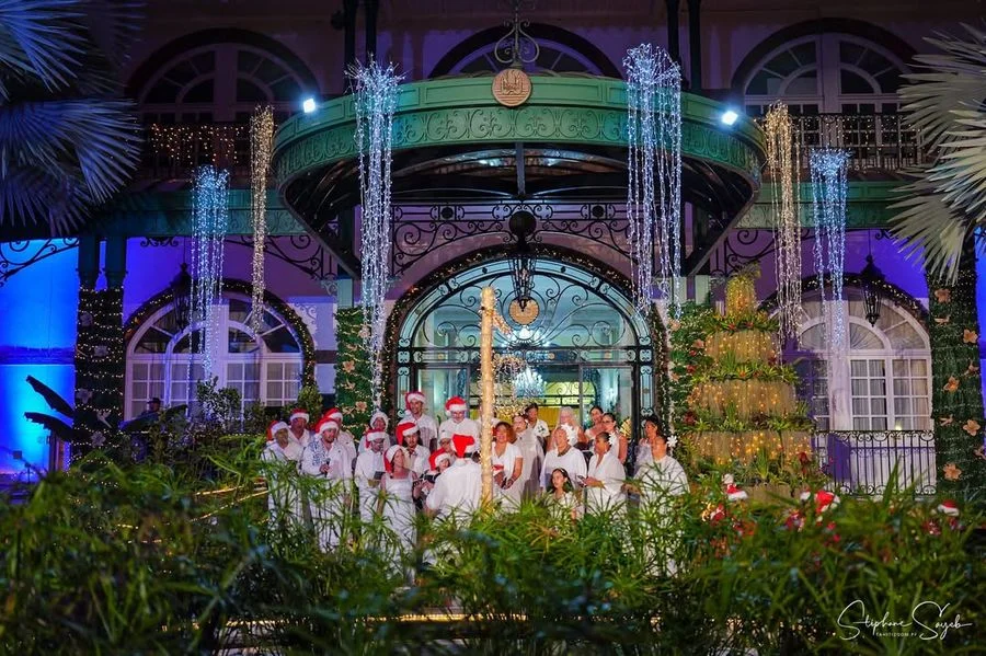 Noera à Papeete & à la Présidence. Hier soir, malg - 2