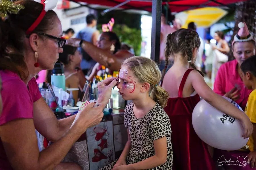 Noera à Papeete & à la Présidence. Hier soir, malg - 5