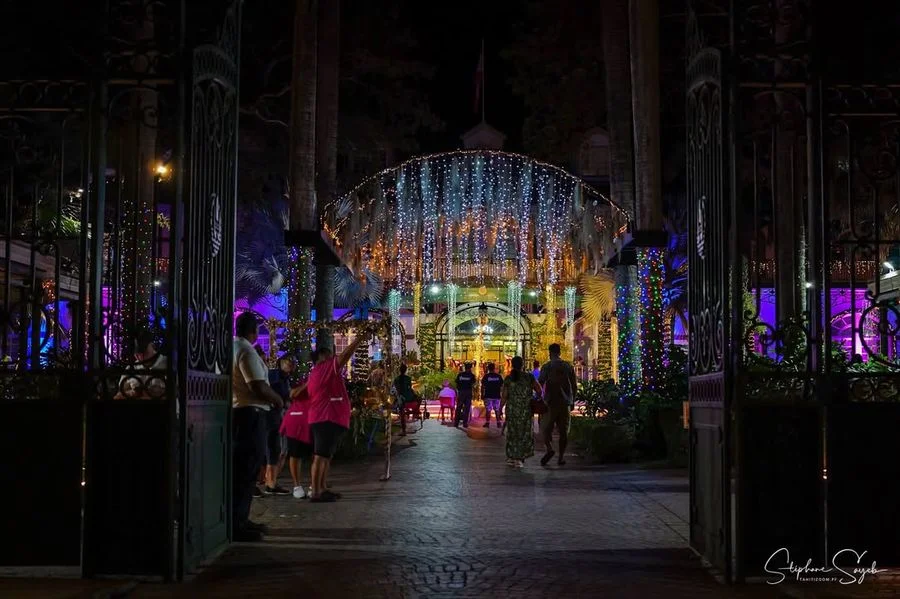 Noera à Papeete & à la Présidence. Hier soir, malg - 9