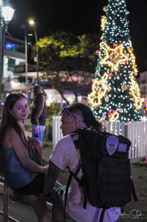 Hier soir, lors de la nocturne du Noël de Papeete, - 5
