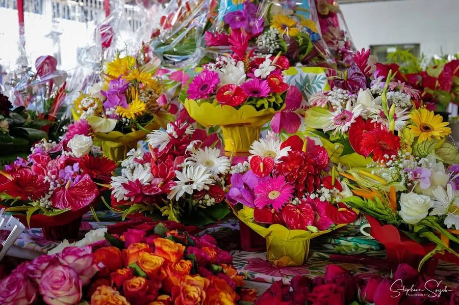 Un dimanche doré au marché de Papeete. Les bouquet - Photo 12
