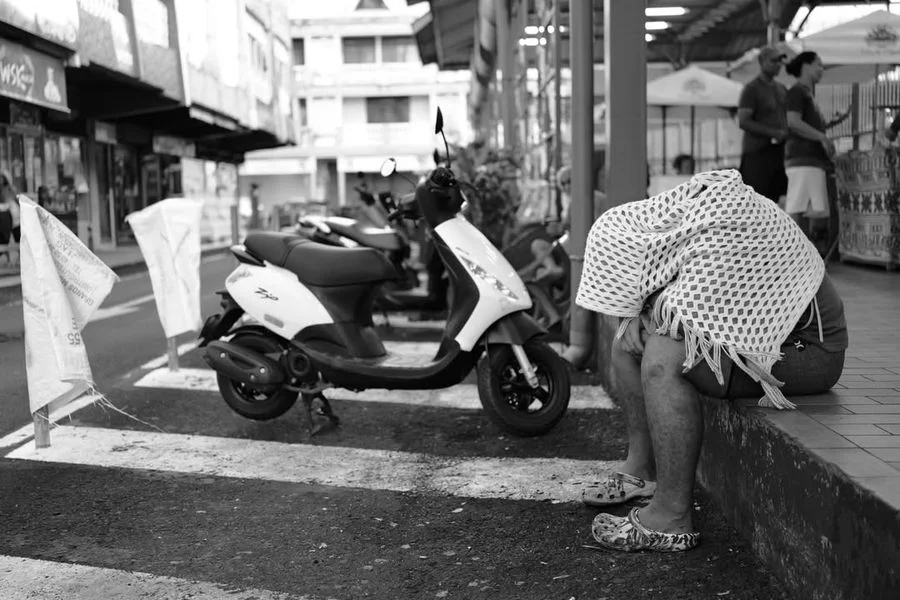 Noir et blanc ce matin à l’embarquement de l’Aranu - Photo 5